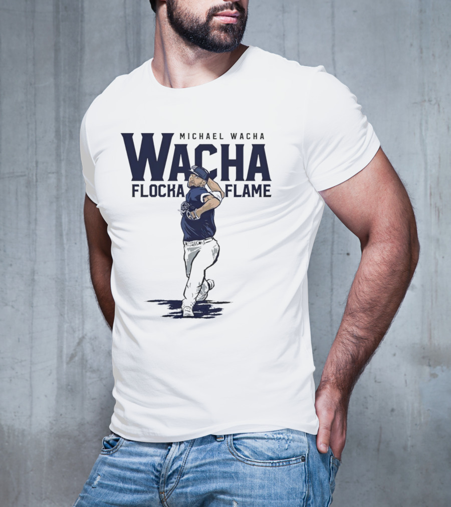 Michael Wacha Flocka Flame Pitching Baseball Kansas City Royals T-Shirt