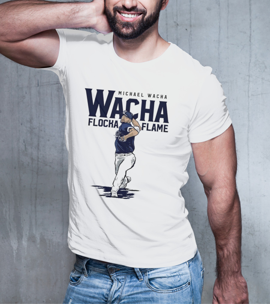 Michael Wacha Flocka Flame Pitching Baseball Kansas City Royals T-Shirt