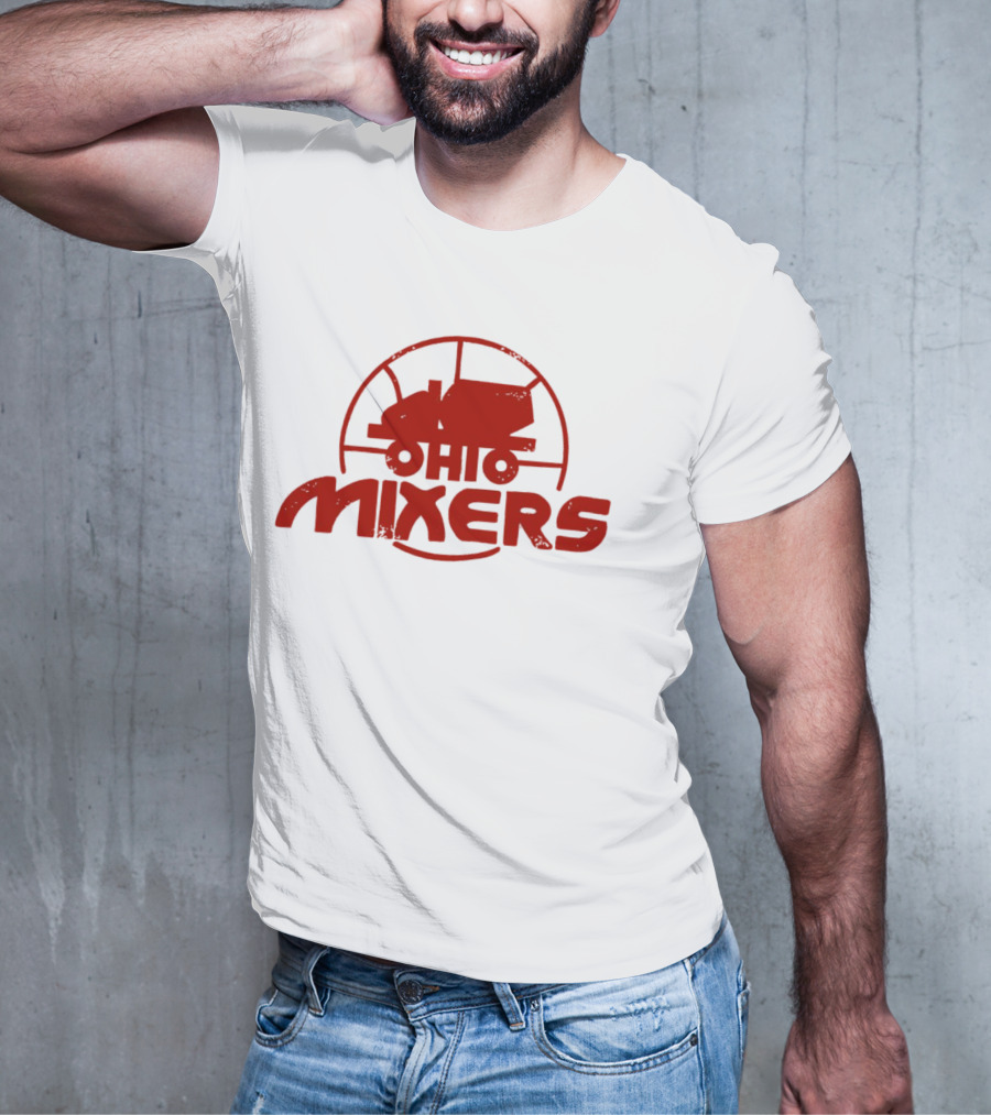 Ohio Mixers Basketball Concrete Truck T-Shirt