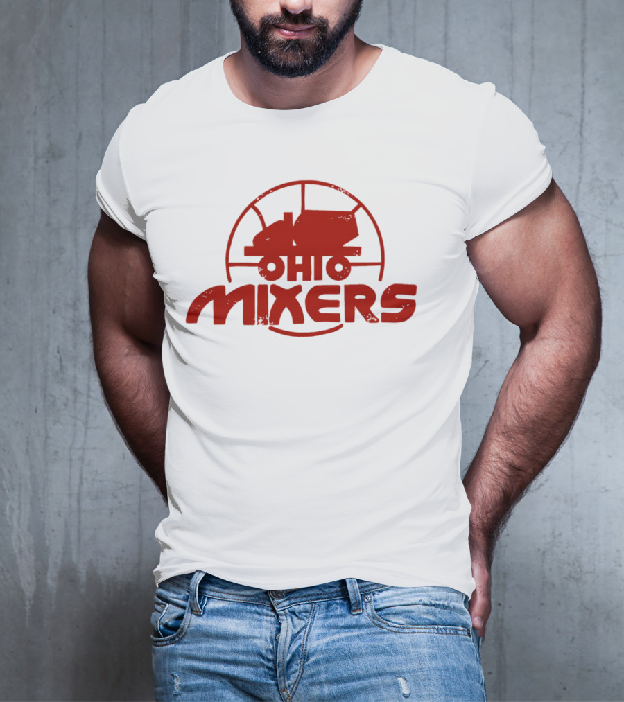 Ohio Mixers Basketball Concrete Truck T-Shirt