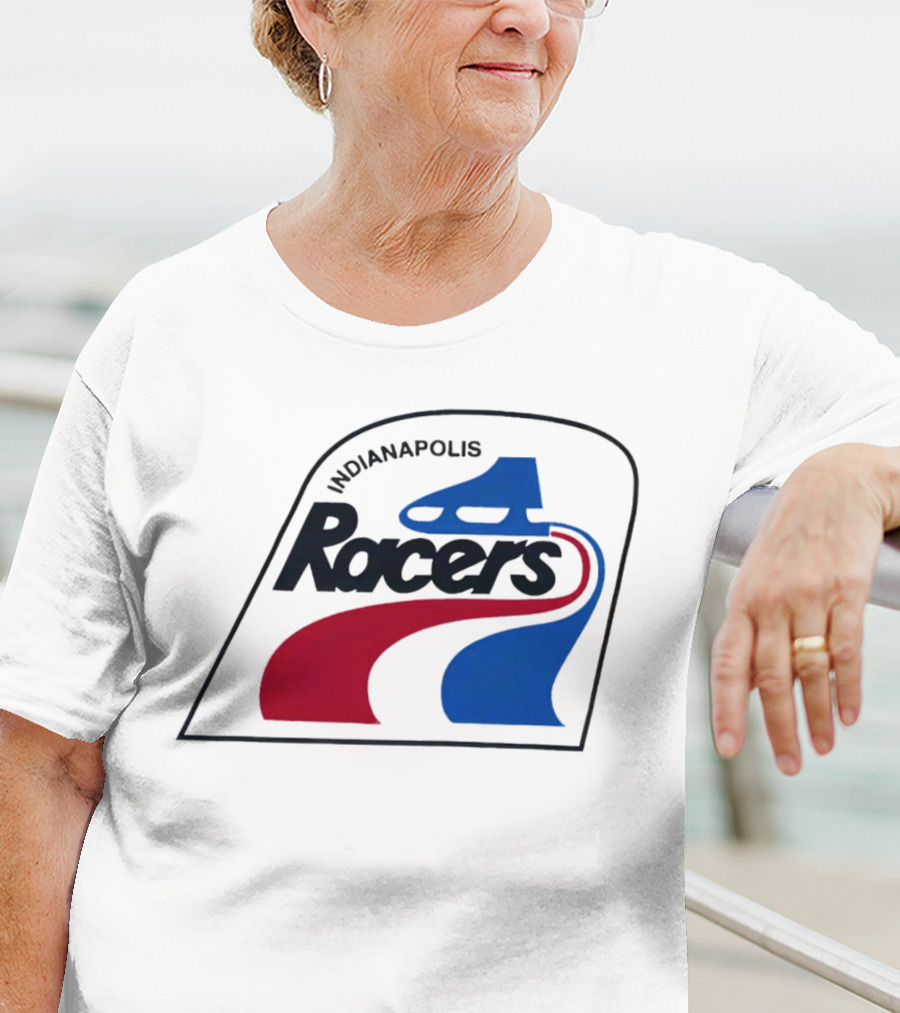 Indianapolis Racers Logo World Hockey Association T-Shirt