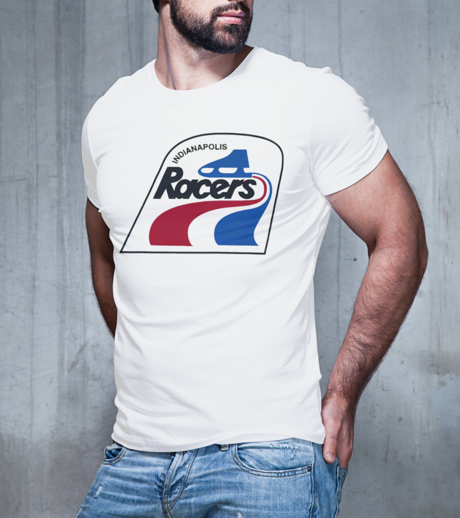 Indianapolis Racers Logo World Hockey Association T-Shirt