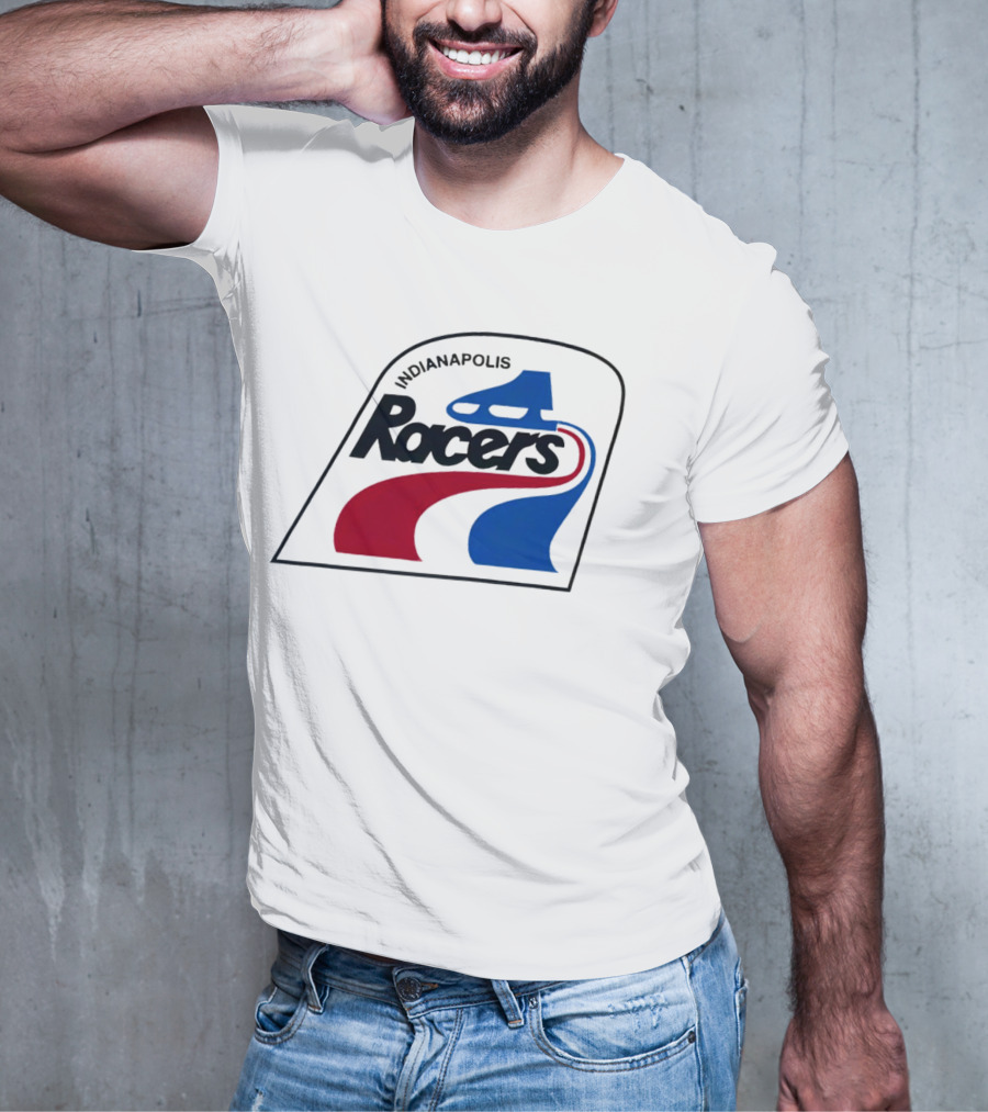 Indianapolis Racers Logo World Hockey Association T-Shirt