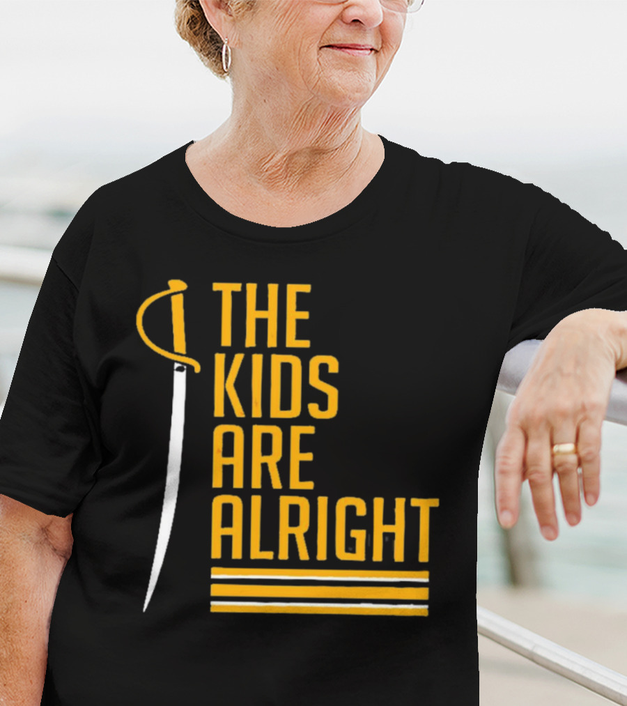 The Kids Are Alright Buffalo Sabres Sword And Stripe T-Shirt