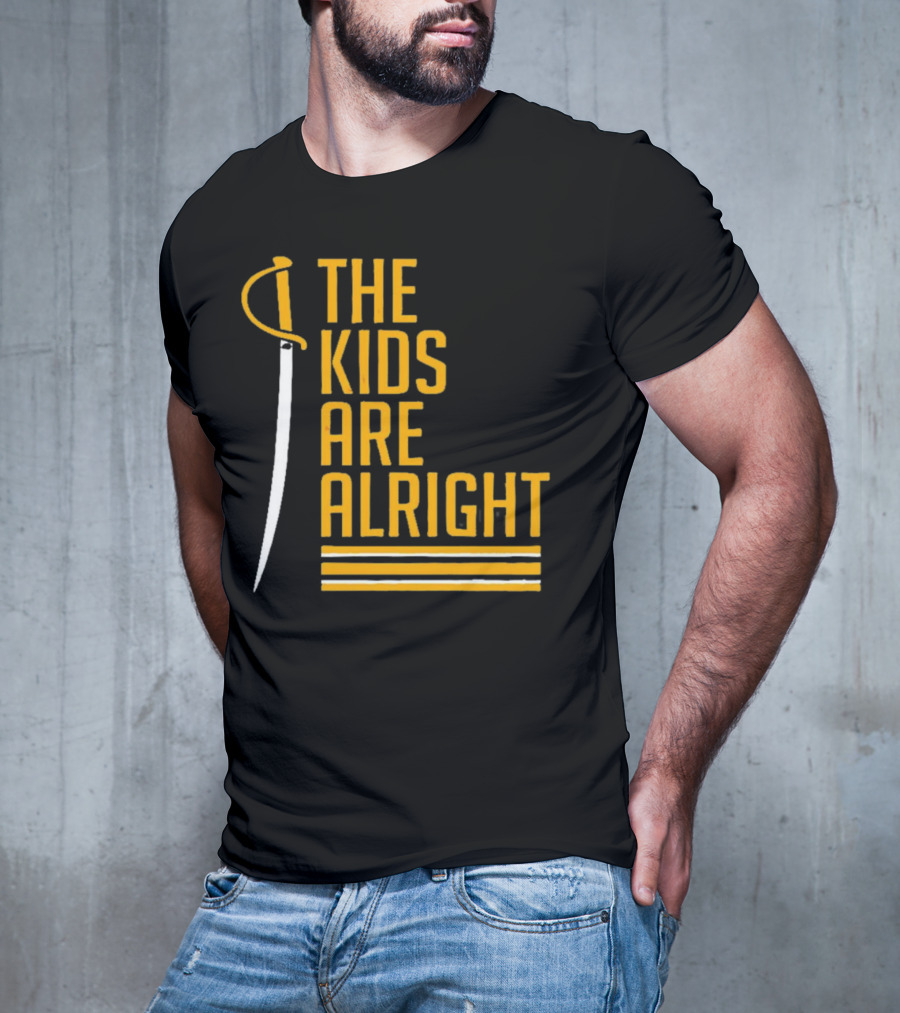 The Kids Are Alright Buffalo Sabres Sword And Stripe T-Shirt