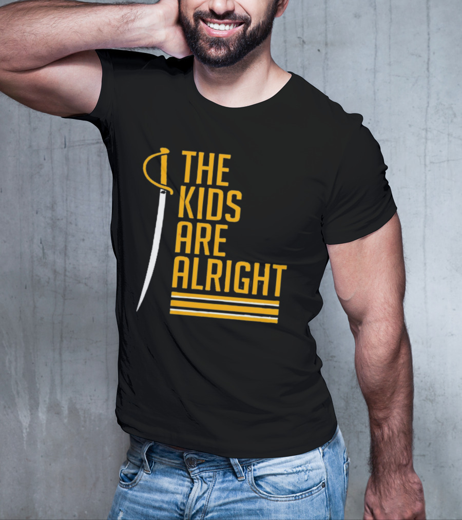 The Kids Are Alright Buffalo Sabres Sword And Stripe T-Shirt