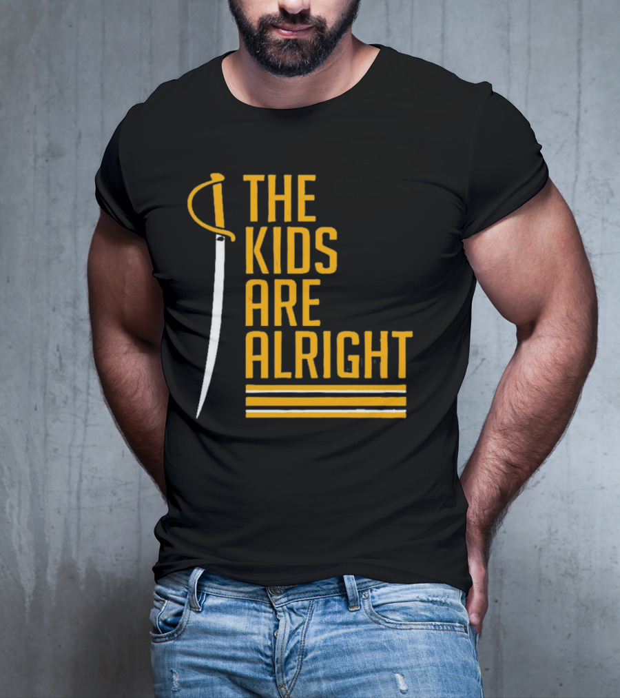 The Kids Are Alright Buffalo Sabres Sword And Stripe T-Shirt