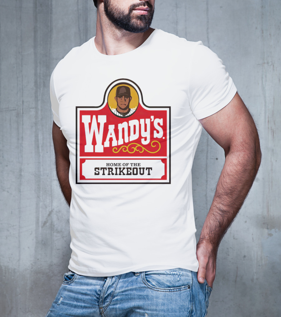 Wandy’s Home Of The Strikeout New York Baseball Classic Pitcher T-Shirt