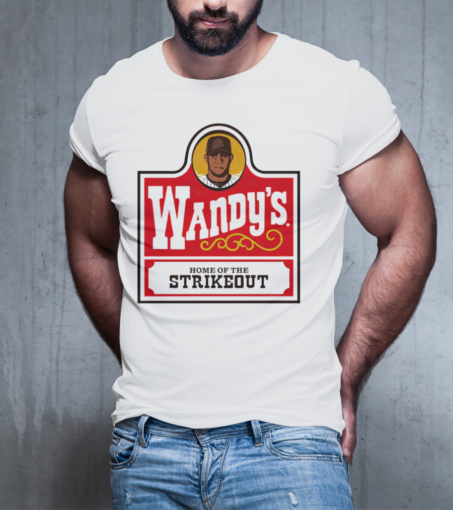 Wandy’s Home Of The Strikeout New York Baseball Classic Pitcher T-Shirt