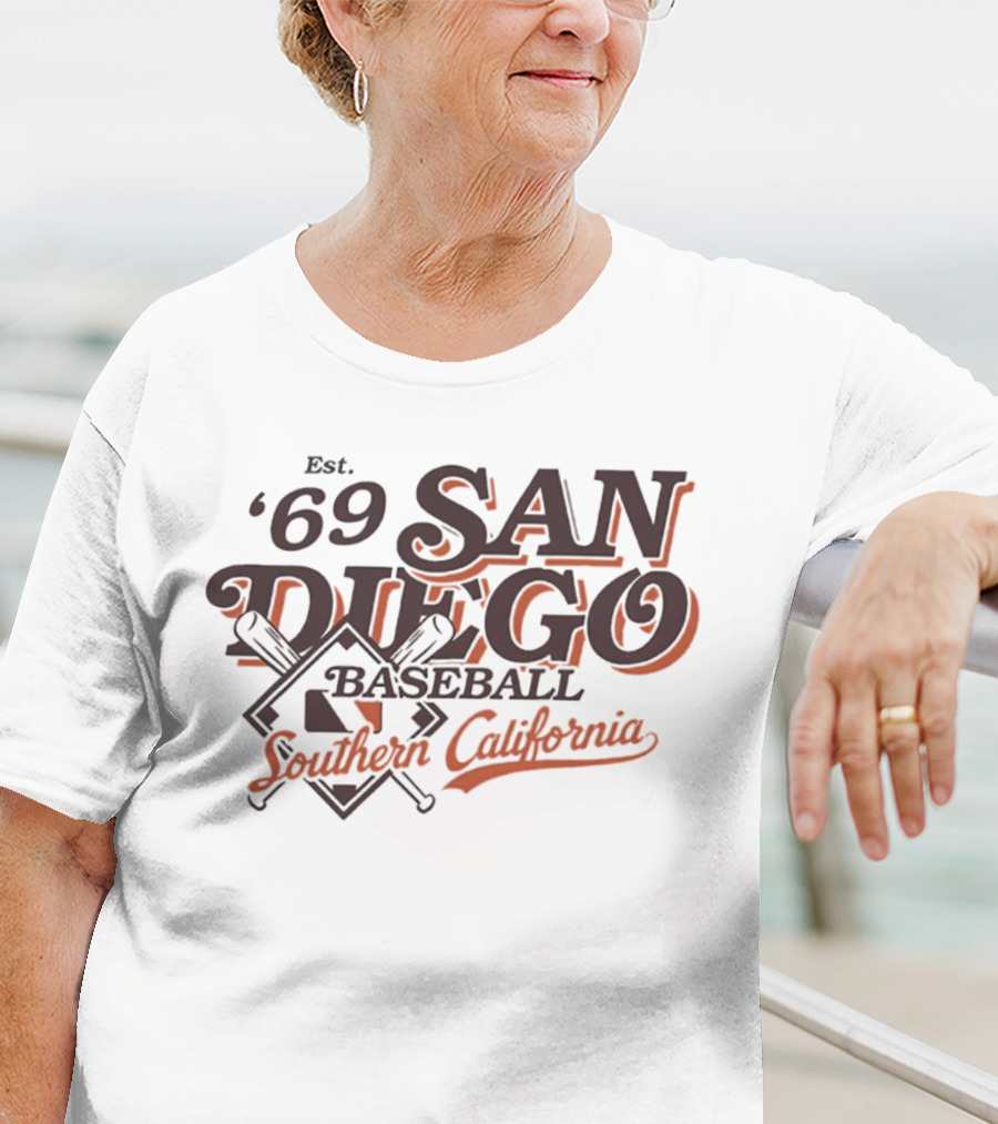 San Diego Baseball Est. '69 Southern California T-Shirt