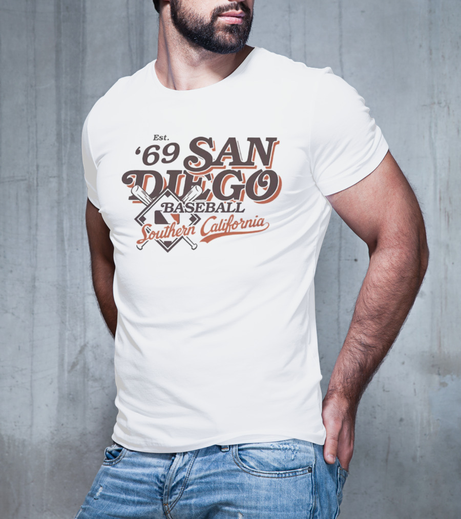 San Diego Baseball Est. '69 Southern California T-Shirt