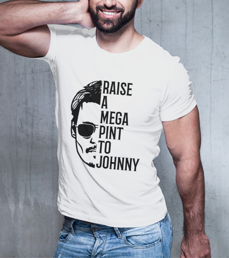 Raise A Mega Pint To Johnny T-Shirt