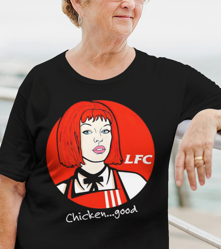 Chicken Good LFC Retro Style Redhead T-Shirt