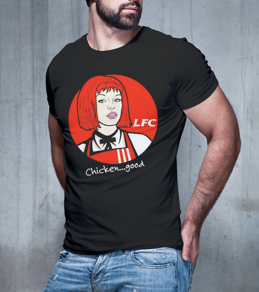 Chicken Good LFC Retro Style Redhead T-Shirt