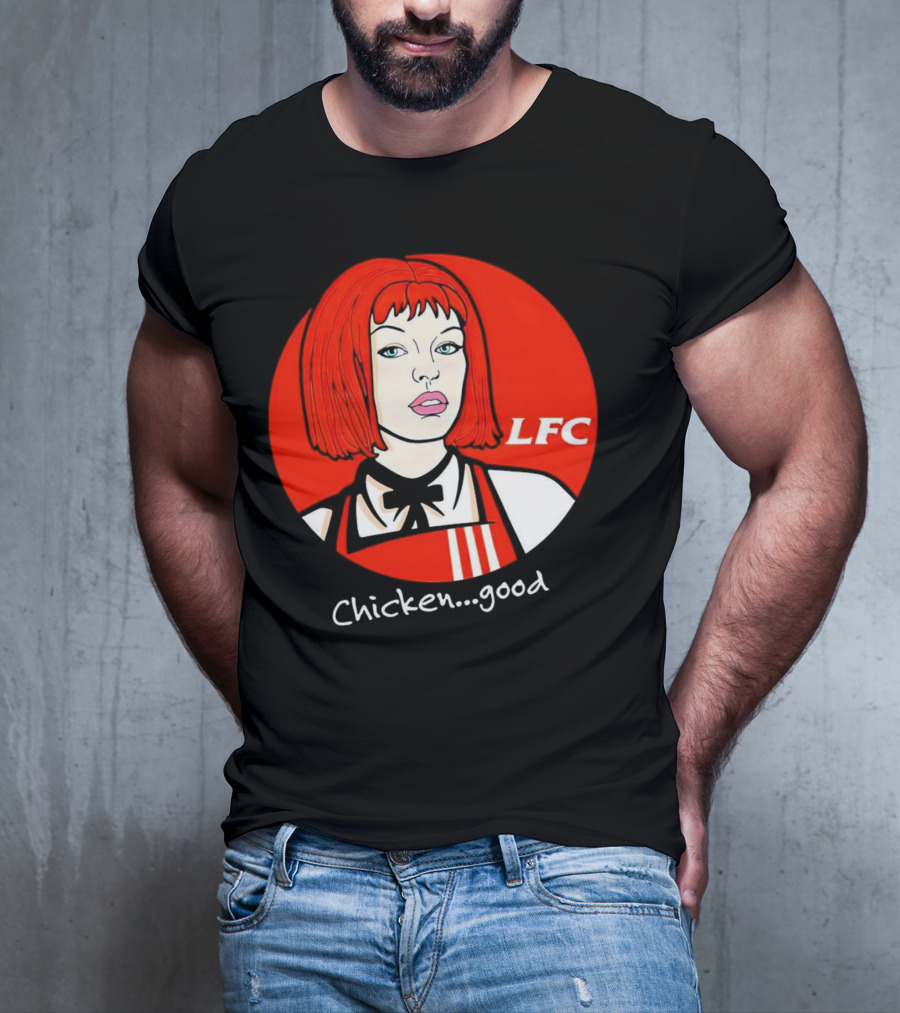 Chicken Good LFC Retro Style Redhead T-Shirt