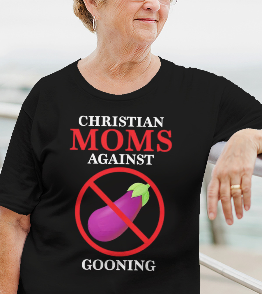 Christian Moms Against Gooning Emoji T-Shirt