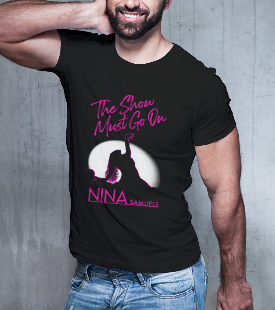Nina Samuels The Show Must Go On Spotlight T-Shirt