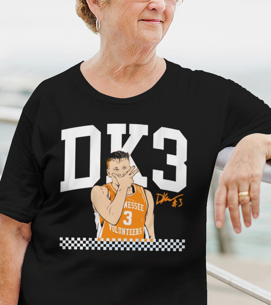 Tennessee Volunteers Basketball DK3 Dalton Knecht #3 T-Shirt