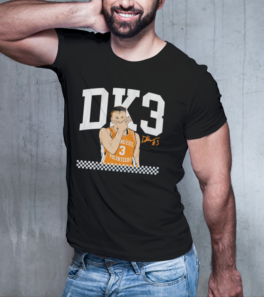 Tennessee Volunteers Basketball DK3 Dalton Knecht #3 T-Shirt