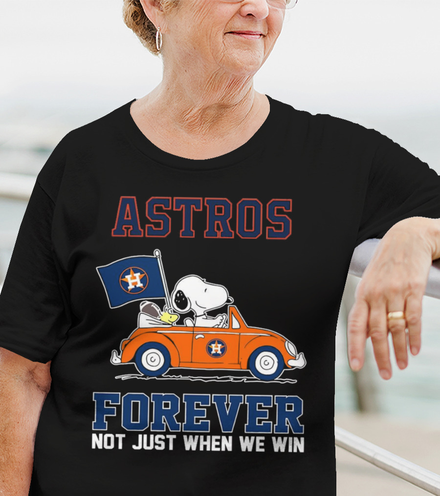 Astros Snoopy Forever Not Just When We Win T-Shirt