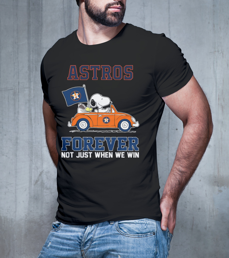 Astros Snoopy Forever Not Just When We Win T-Shirt