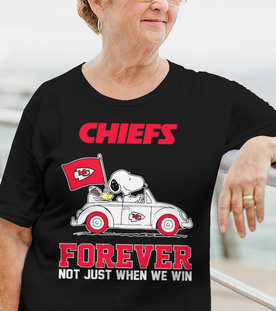 Chiefs Snoopy Forever Not Just When We Win T-Shirt