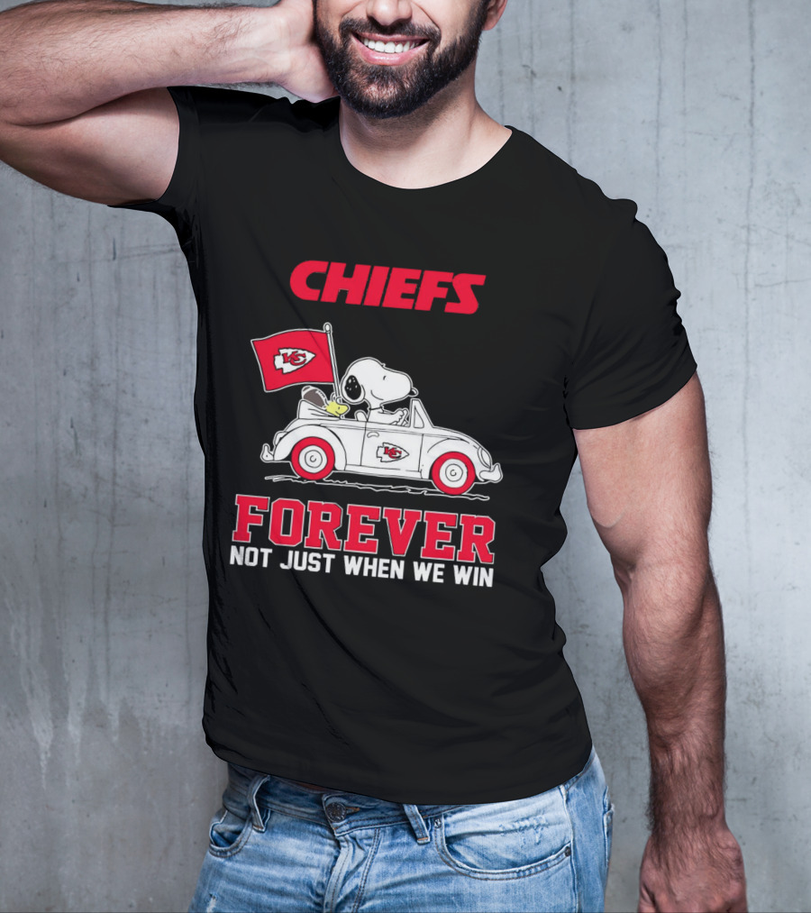 Chiefs Snoopy Forever Not Just When We Win T-Shirt