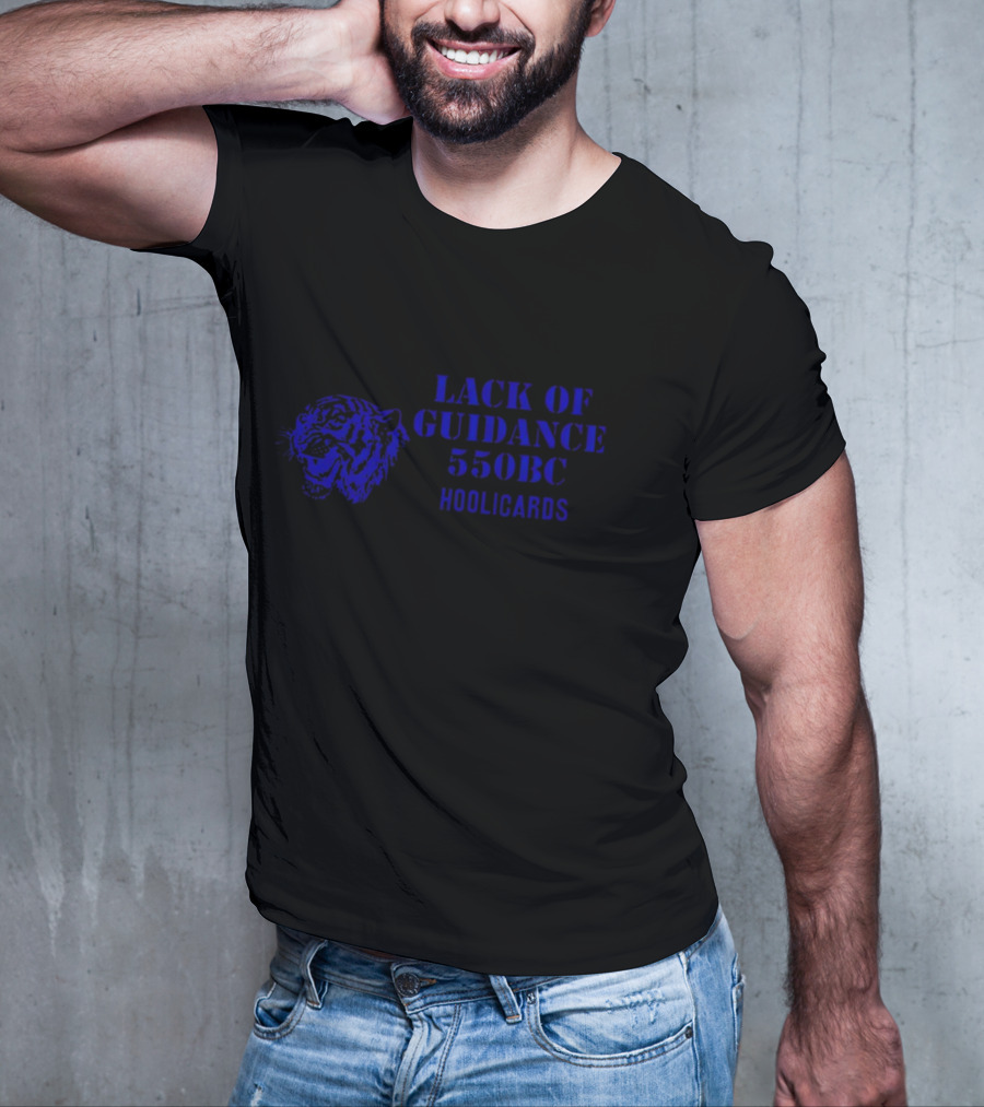 Lack Of Guidance 550BC Hoolicards Tiger Face T-Shirt