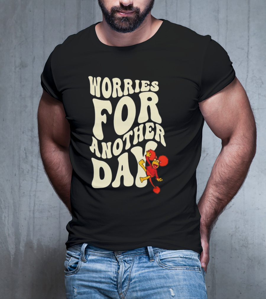 Fraggle Rock Worries For Another Day Red Muppet Character T-Shirt