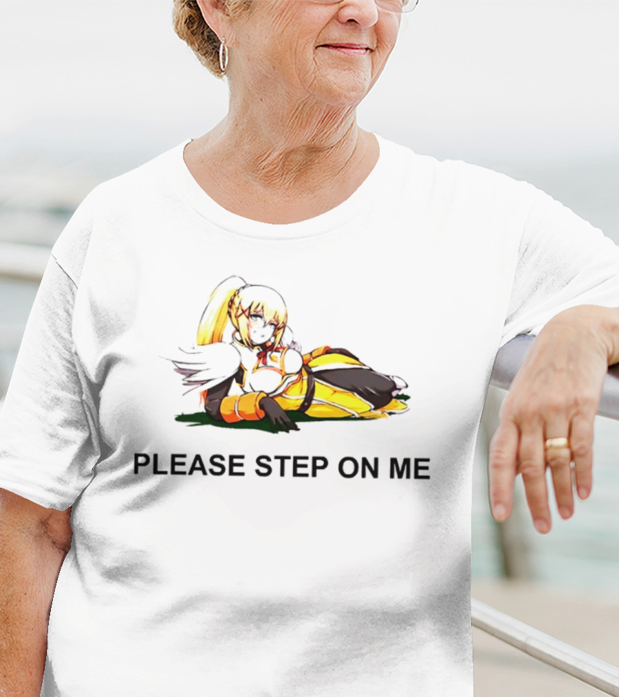 Konosuba Please Step On Me Character T-Shirt