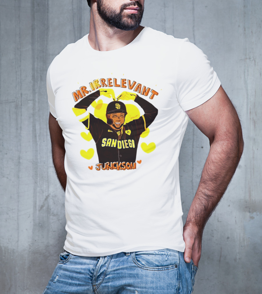 Mr Relevant Jurickson San Diego Baseball Hearts T-Shirt