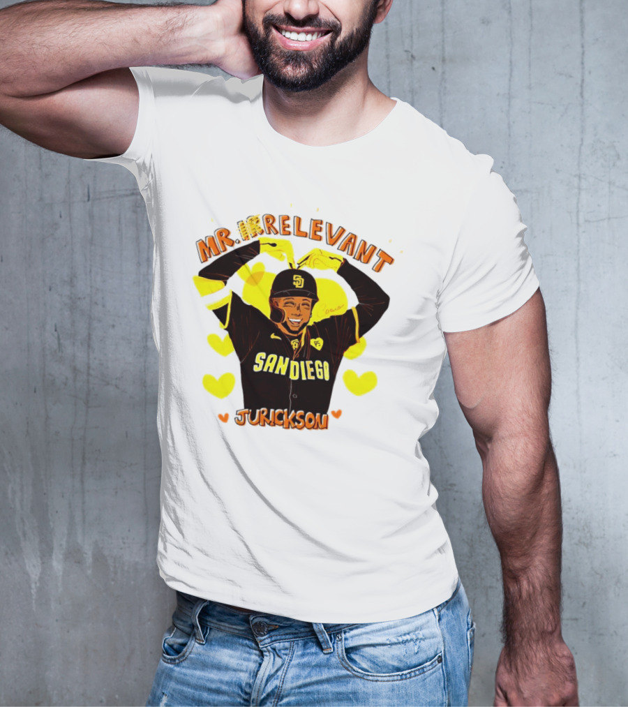 Mr Relevant Jurickson San Diego Baseball Hearts T-Shirt