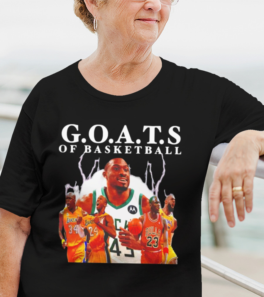 G.O.A.T.S Of Basketball NBA Players Legends T-Shirt