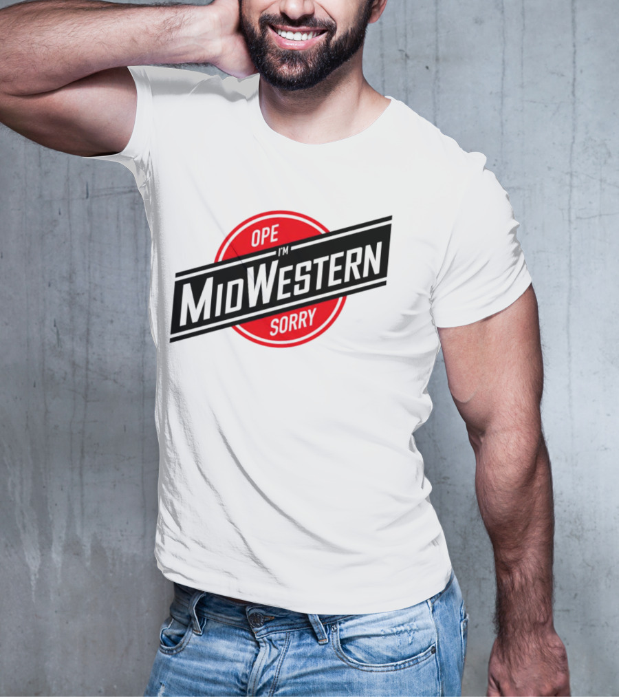 Ope I'm Sorry Midwestern Red Circle T-Shirt