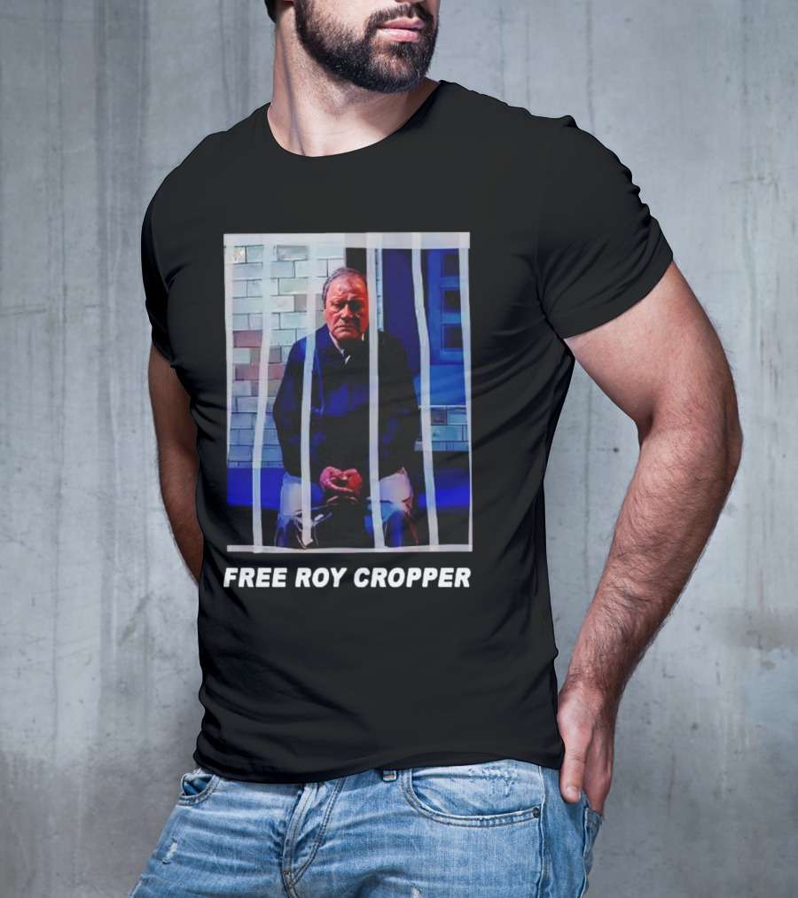 Coronation Street Free Roy Cropper Jail Image T-Shirt