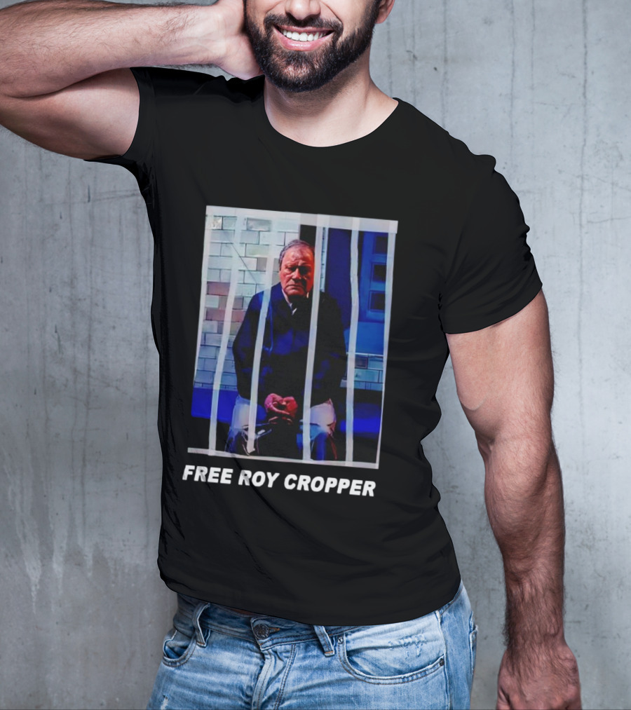 Coronation Street Free Roy Cropper Jail Image T-Shirt