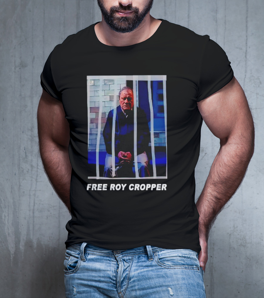 Coronation Street Free Roy Cropper Jail Image T-Shirt