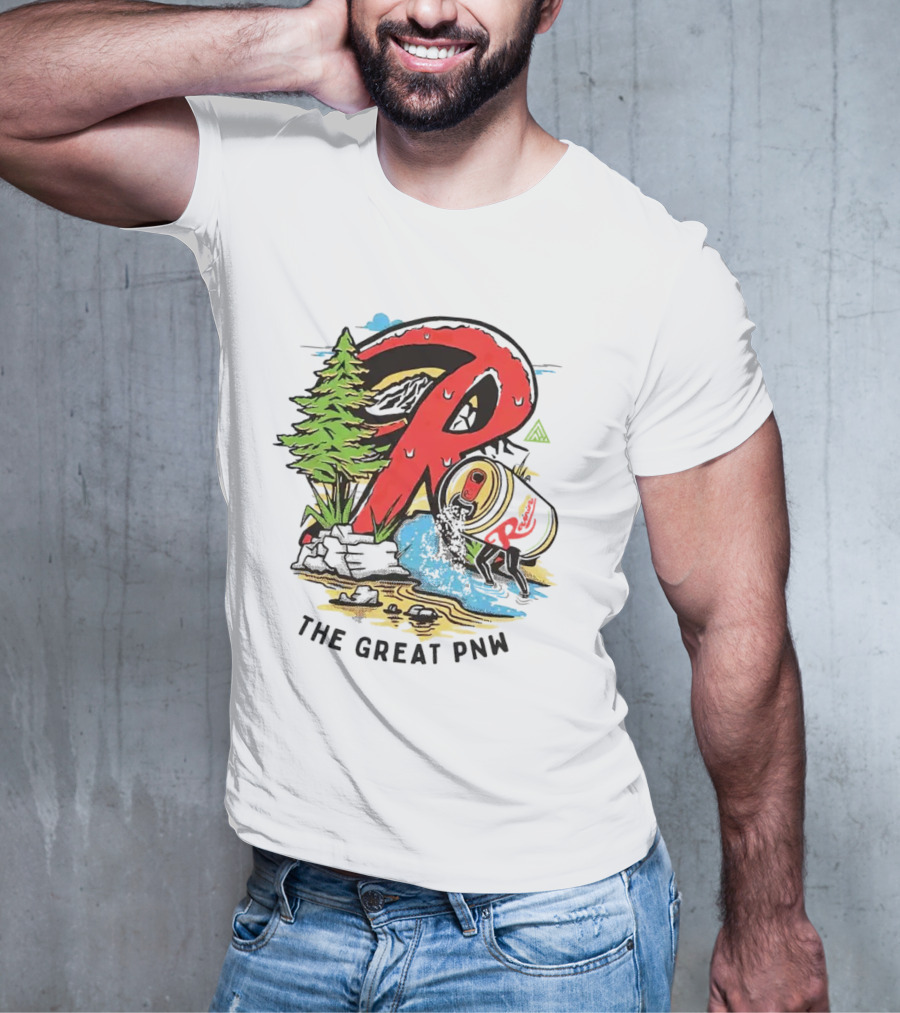 Rainier Beer The Great PNW Adventure Refresh T-Shirt