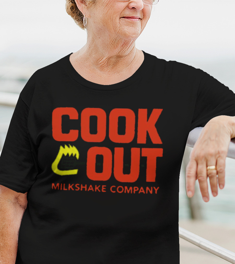 Cook Out Milkshake Company Grilled Flame T-Shirt