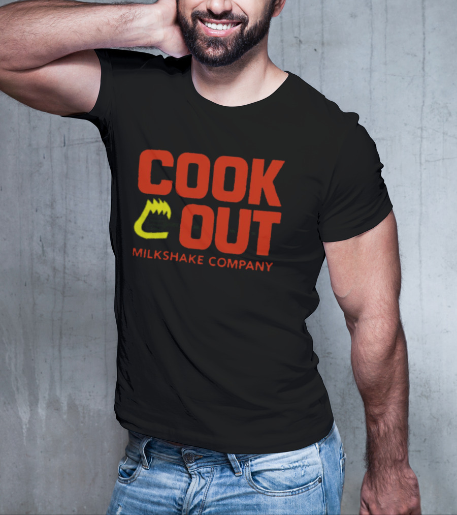 Cook Out Milkshake Company Grilled Flame T-Shirt