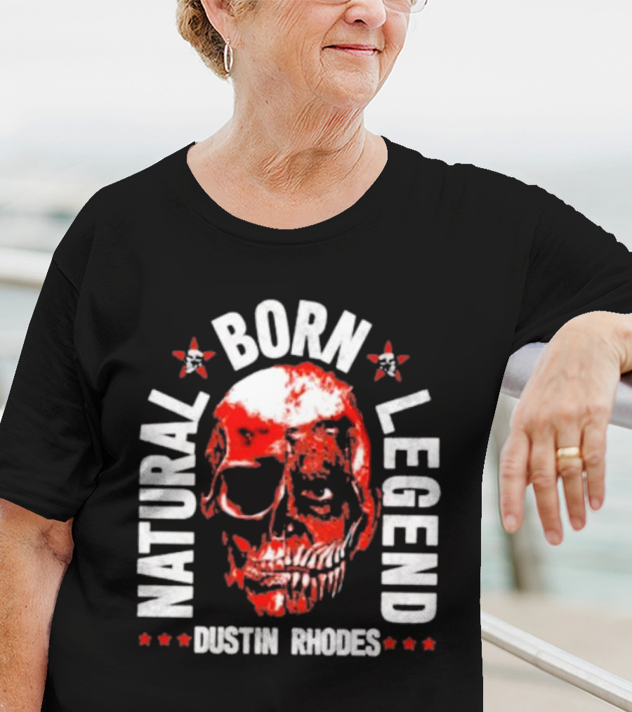 Dustin Rhodes Natural Born Legend Skull T-Shirt