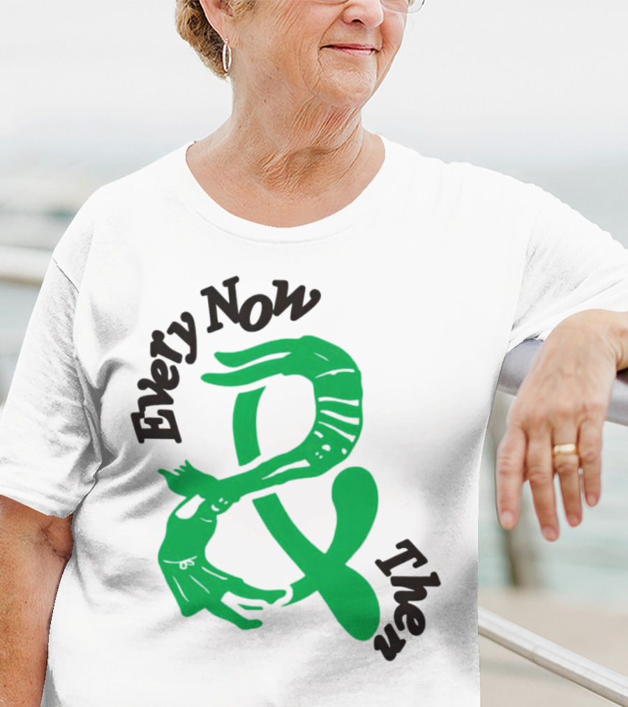 Every Now And Then Skeleton Green Dance T-Shirt