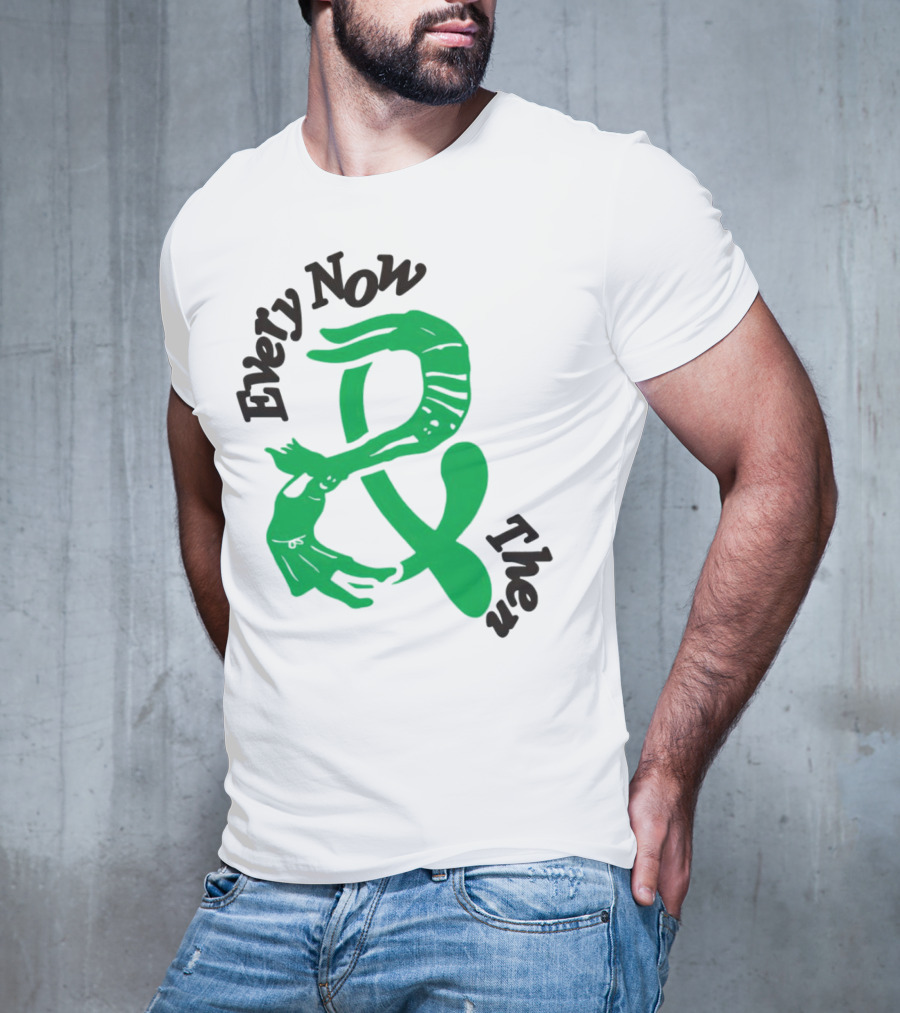 Every Now And Then Skeleton Green Dance T-Shirt