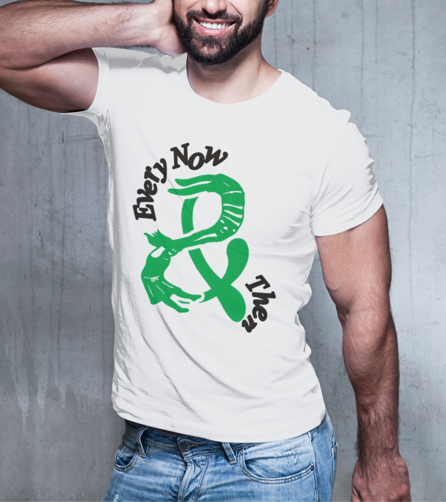 Every Now And Then Skeleton Green Dance T-Shirt