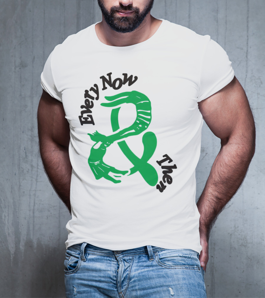 Every Now And Then Skeleton Green Dance T-Shirt