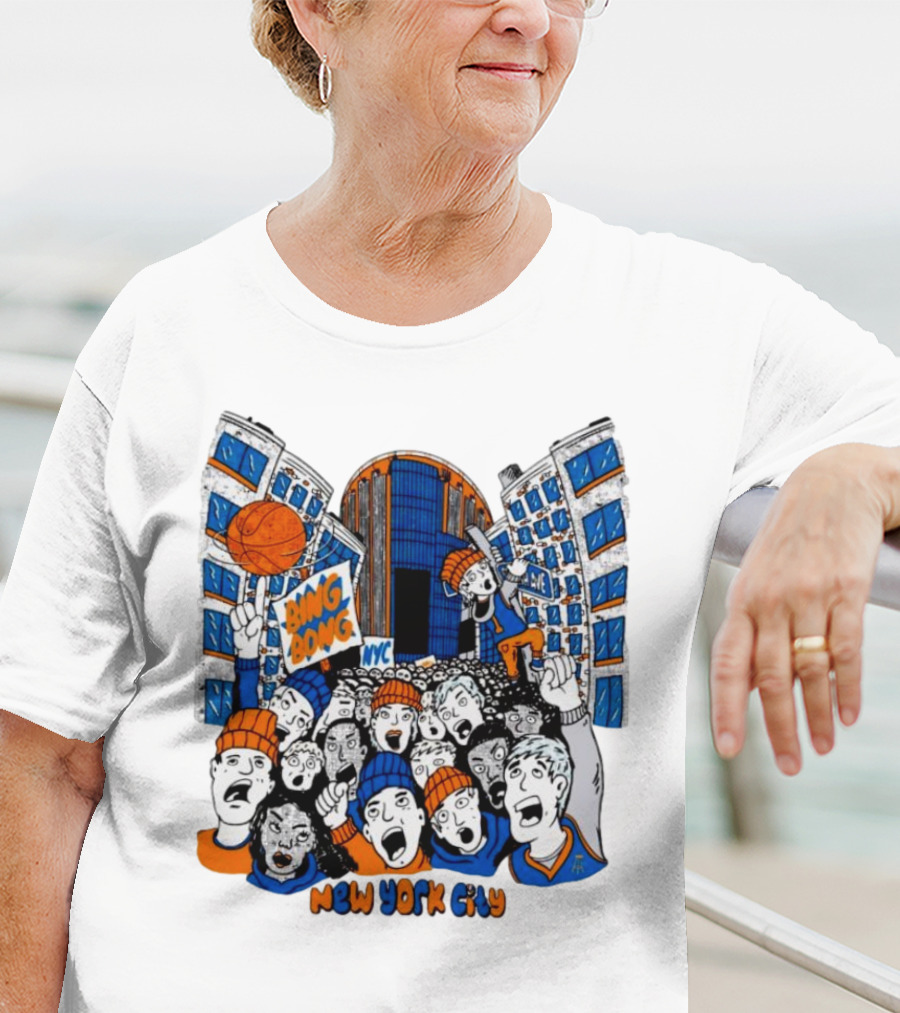 New York City Knicks NBA Bang Bong NYC Basketball Fans T-Shirt