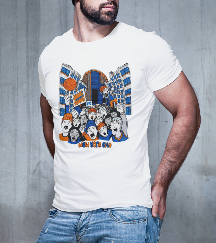 New York City Knicks NBA Bang Bong NYC Basketball Fans T-Shirt
