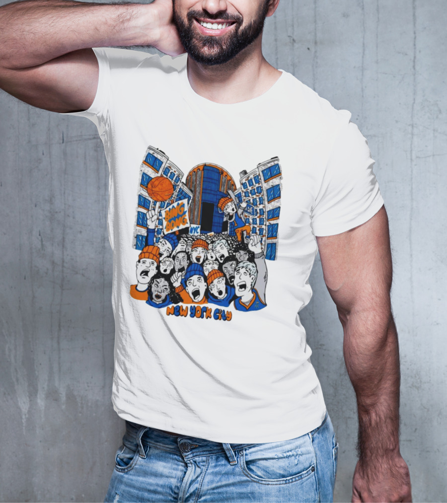 New York City Knicks NBA Bang Bong NYC Basketball Fans T-Shirt