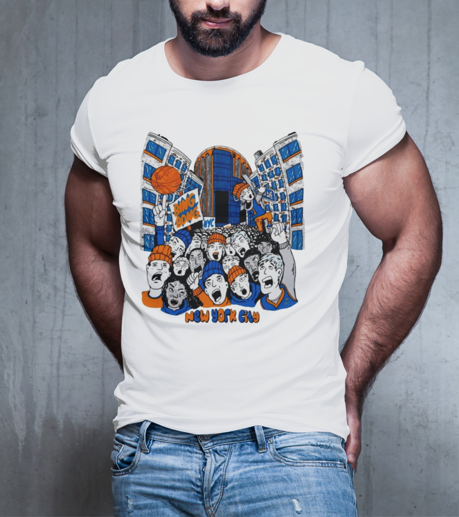 New York City Knicks NBA Bang Bong NYC Basketball Fans T-Shirt
