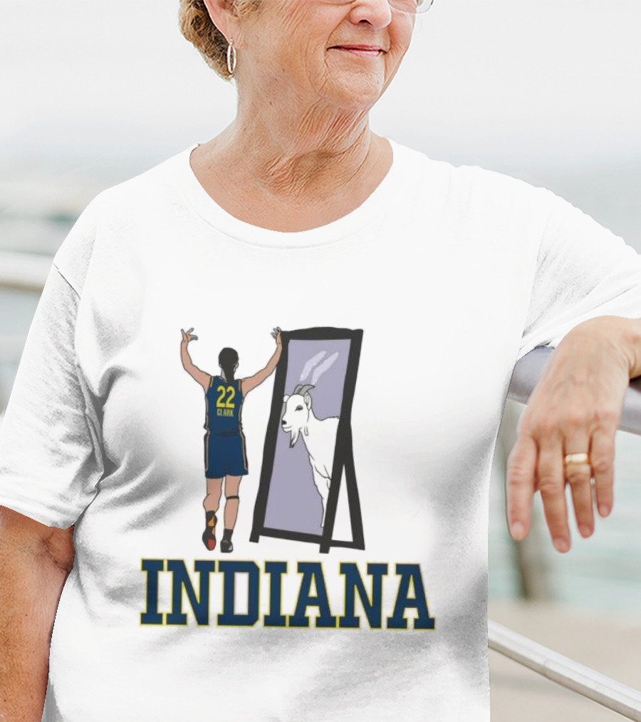 Indiana Caitlin Clark 22 Mirror Goat T-Shirt